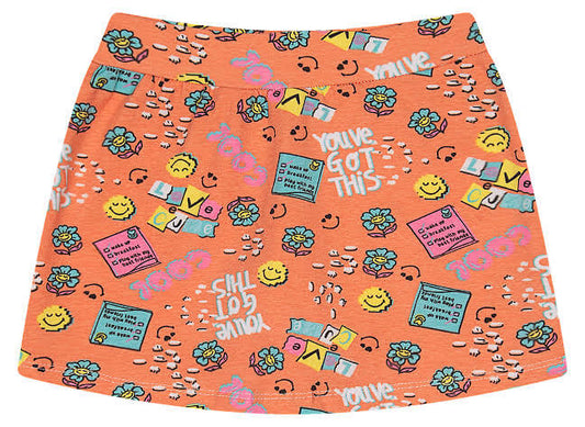 Shorts saia em cotton - Tamanho 10 ao 14