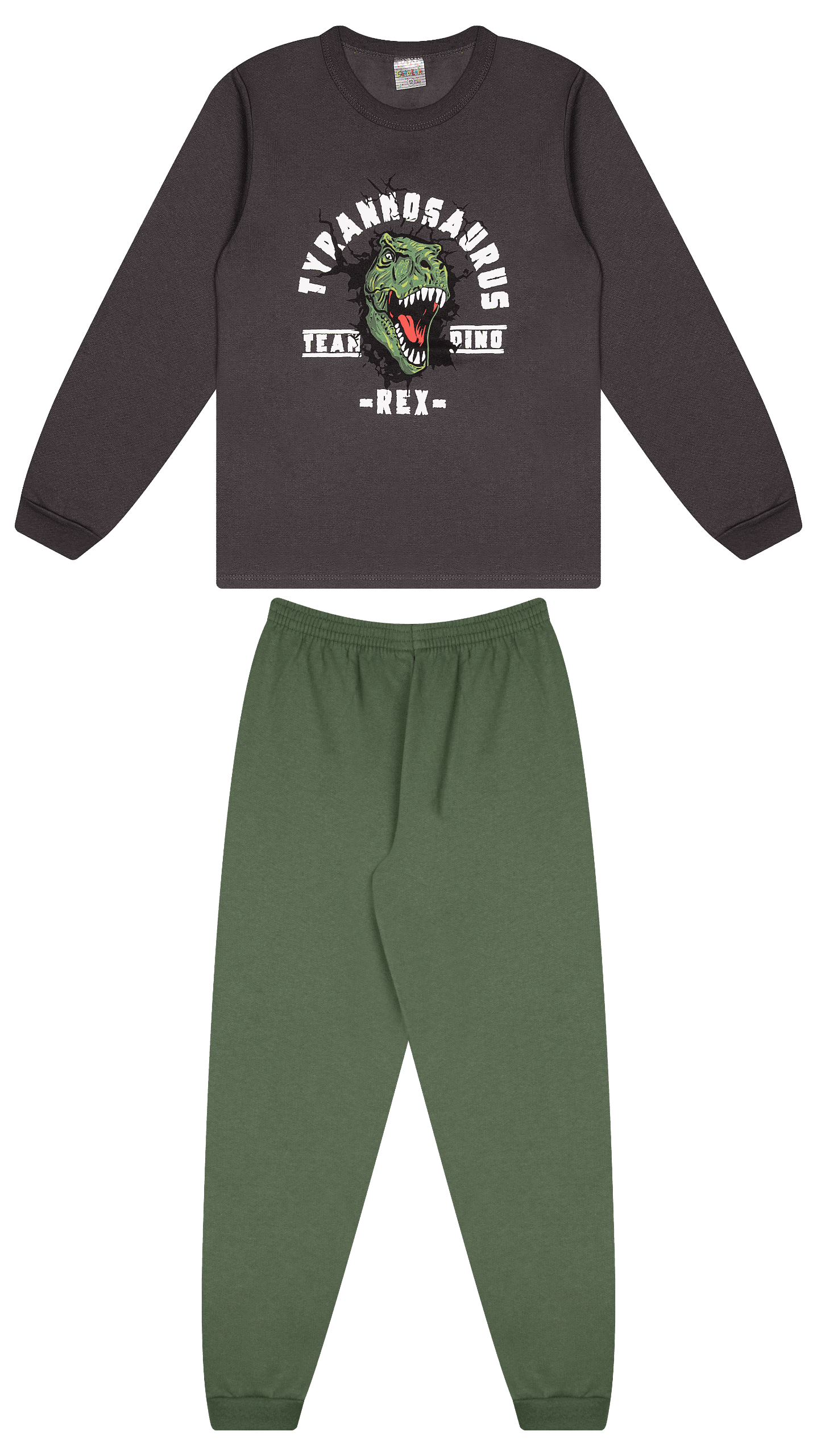 Conjunto Infantil Masculino 2 peças Moletom - Meia Estação - Tamanho 10, 12 e 14