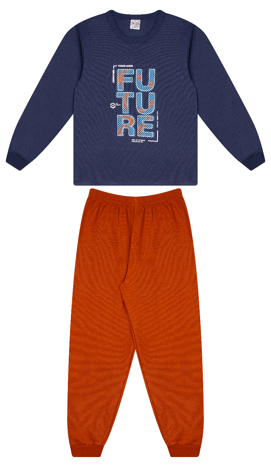 Conjunto Infantil Masculino 2 peças Moletom - Meia Estação - Tamanho 10, 12 e 14