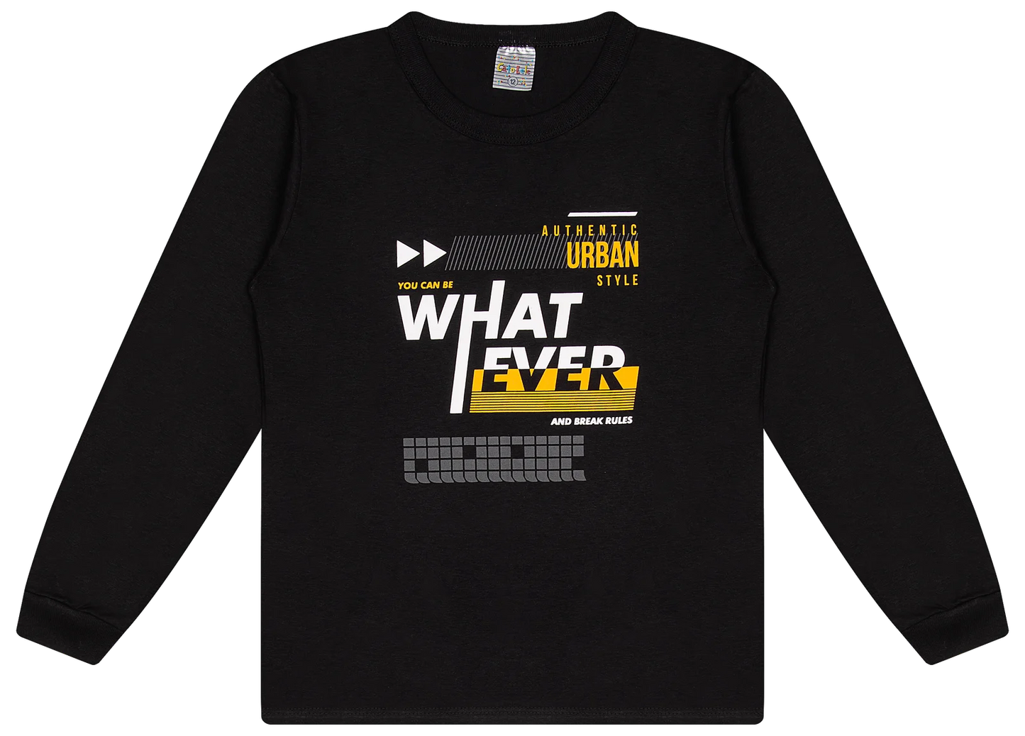 Camiseta Manga longa - Infantil Masculino  - Meia Estação - Tamanho 10, 12 e 14