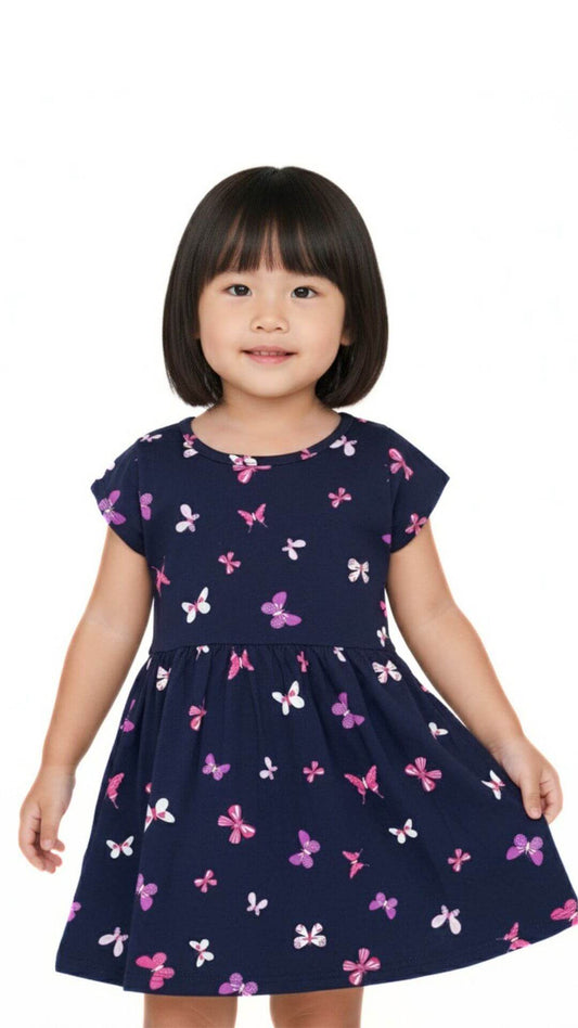 Vestido infantil Borboletinhas - tamanho 2 - Rovitex