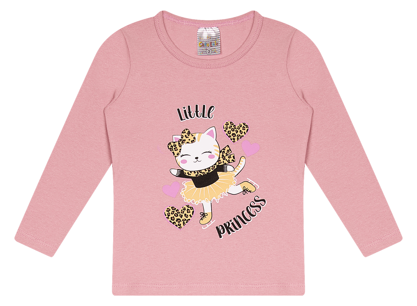 Blusa Manga longa - Infantil Feminina  - Meia Estação - Tamanho 1 ao 3
