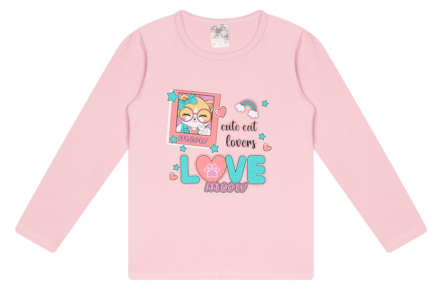 Blusa Manga longa - Infantil Feminina  - Meia Estação - Tamanho 4, 6 e 8