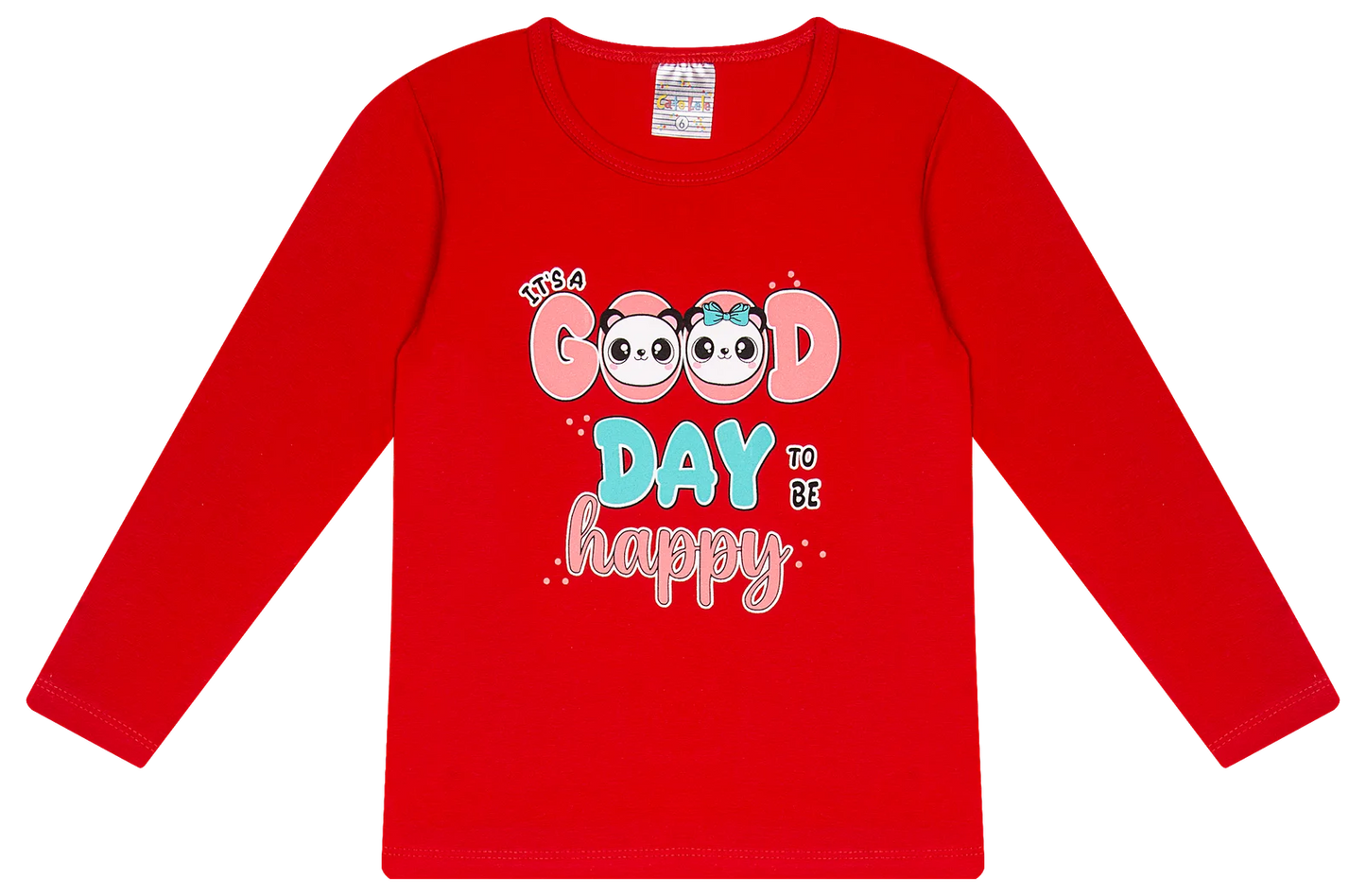 Blusa Manga longa - Infantil Feminina  - Meia Estação - Tamanho 4, 6 e 8