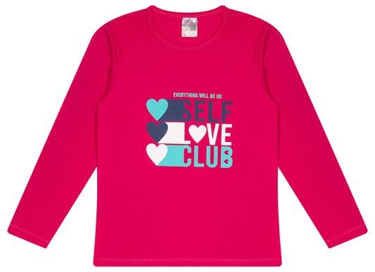 Blusa Manga longa - Infantil Feminina  - Meia Estação - Tamanho 10, 12 e 14