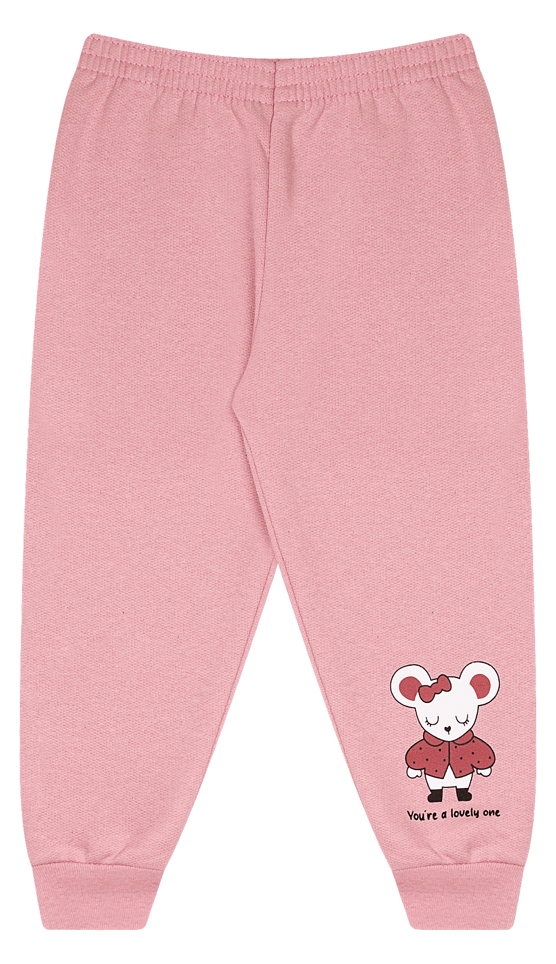 Calça infantil feminina em moletom – Conforto e estilo - Tamanho 1 ao 3