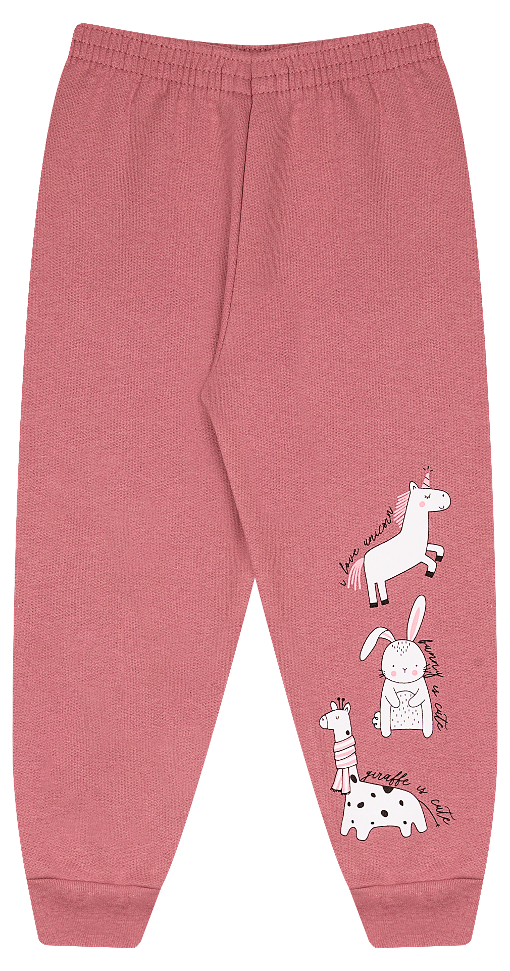 Calça infantil feminina em moletom – Conforto e estilo - Tamanho 1 ao 3