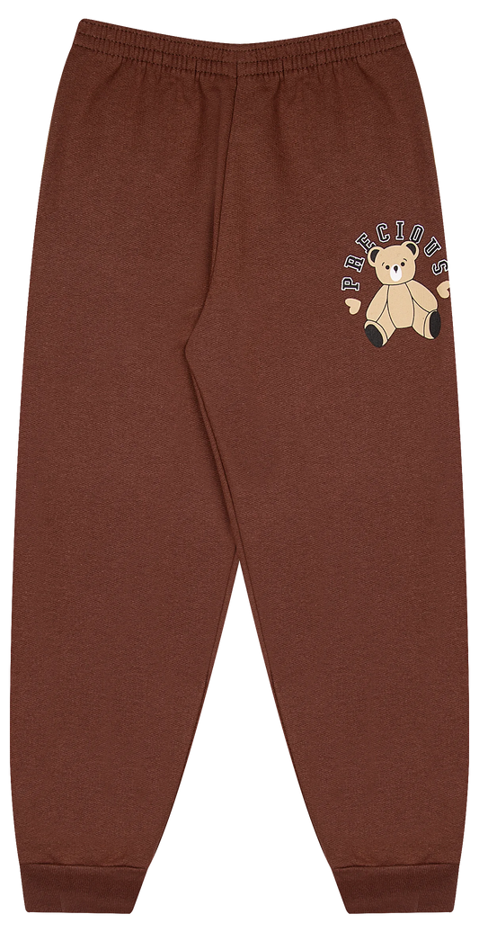 Calça infantil feminina em moletom – Conforto e estilo - Tamanho 4, 6 e 8