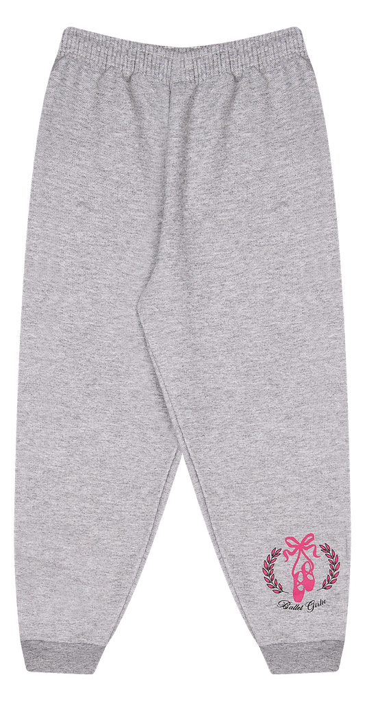 Calça infantil feminina em moletom – Conforto e estilo - Tamanho 4, 6 e 8