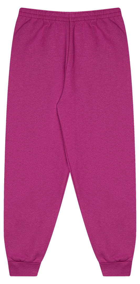 Calça infantil feminina em moletom – Conforto e estilo - Tamanho 4, 6 e 8