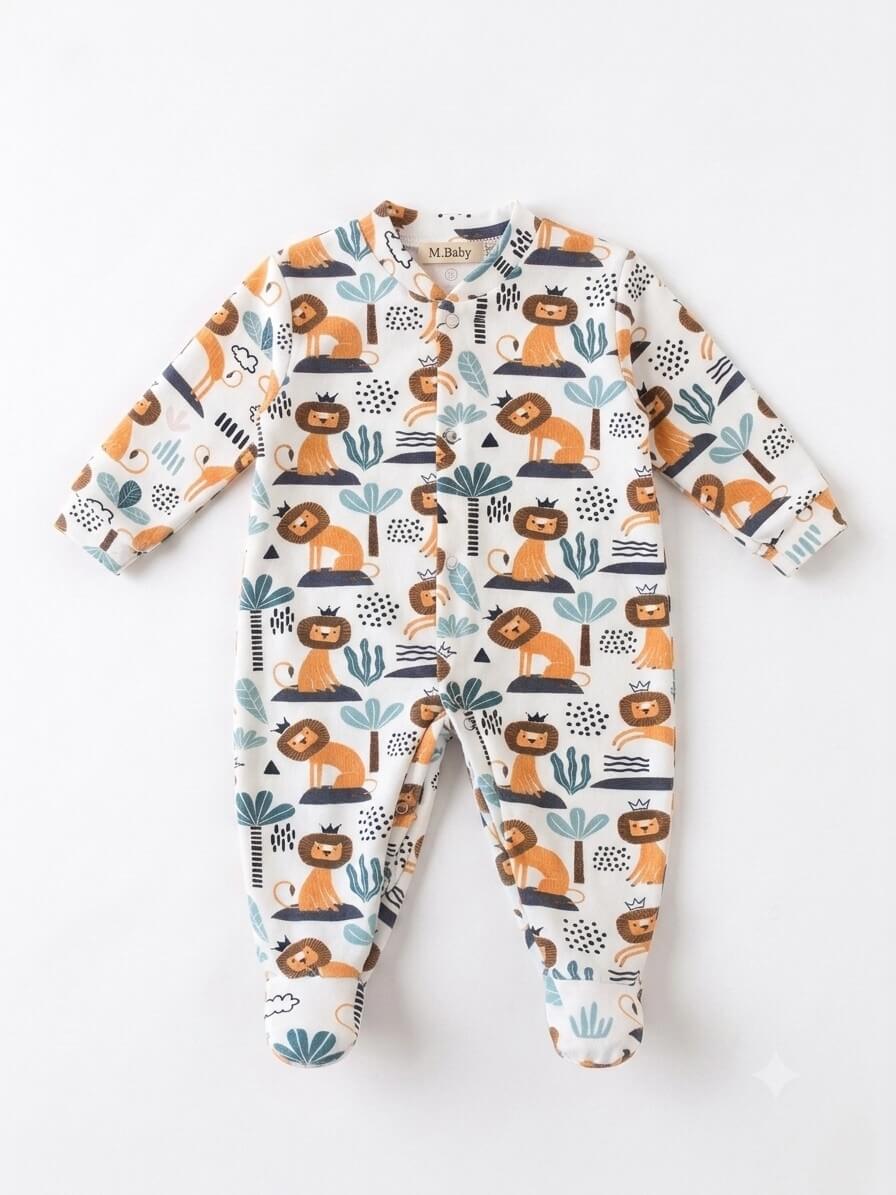 Macacão Masculino em Plush Soft Premium - Tamanho do RN ao M