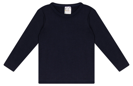 Camiseta Térmica Peluciada Infantil - Proteção e Conforto no Frio - Tamanho 1 ao 3