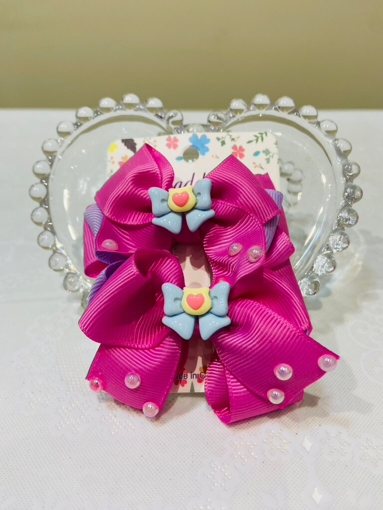 kit de 2 laços com pérolas