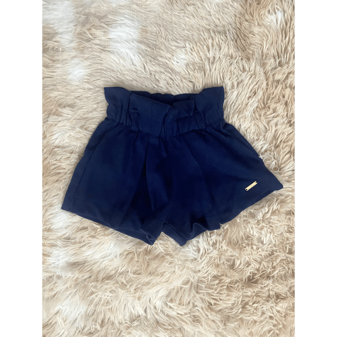 Conjunto Verão Boneca, Blusinha, Shorts e Cinto - Milli & Nina - Tamanho 3