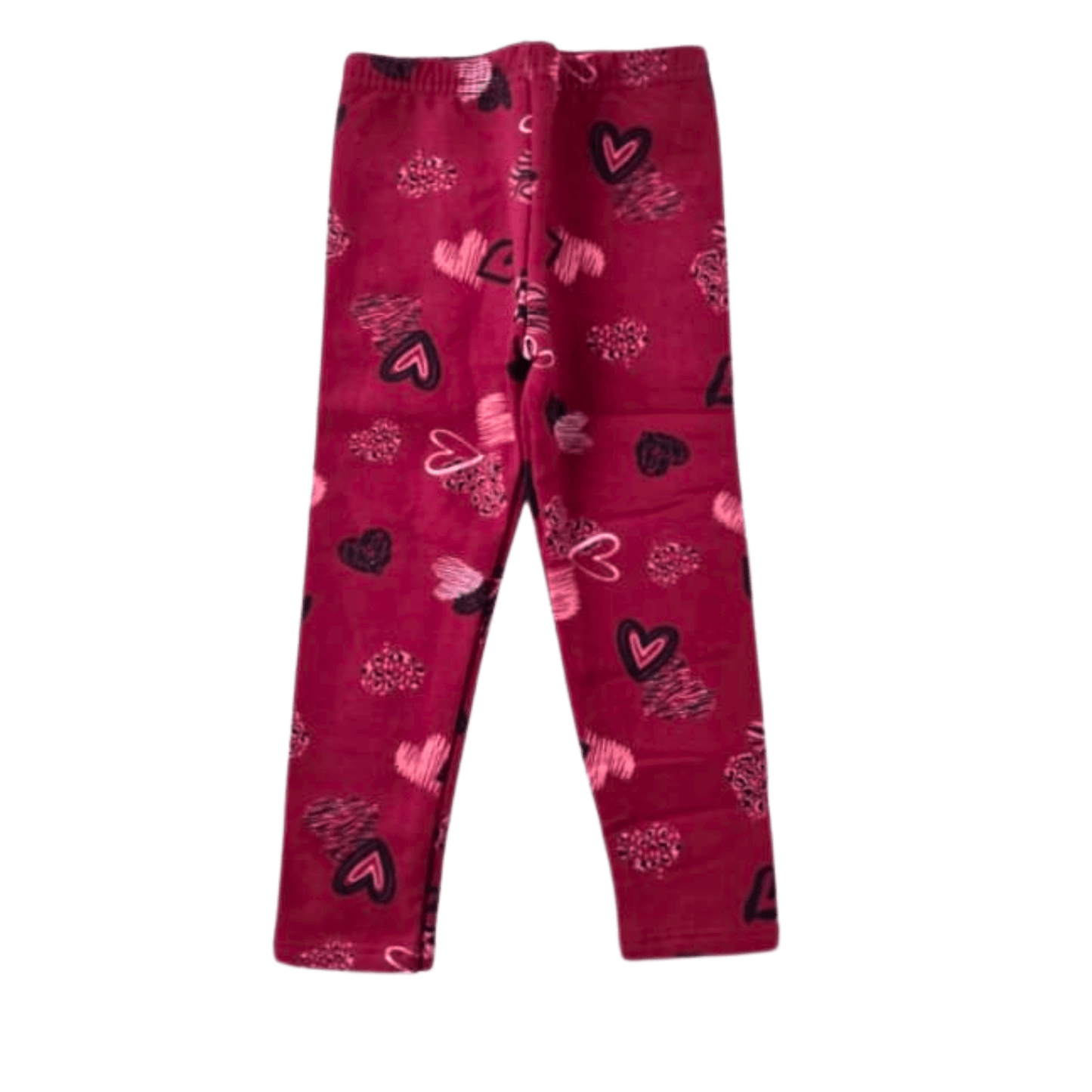 Calça Legging Infantil Menina em Molecotton - Coração