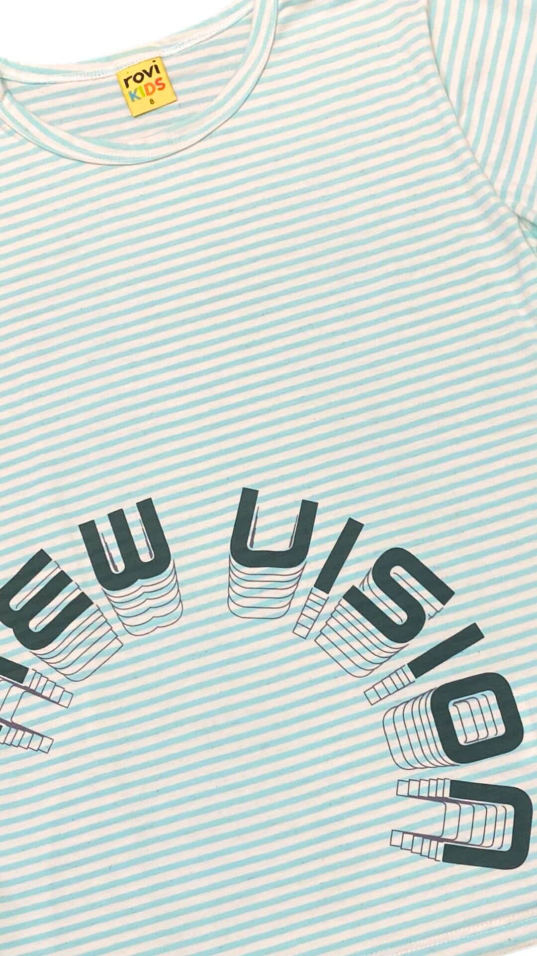 Conjunto Masculino Infantil Camiseta + Bermuda - Tamanho 8