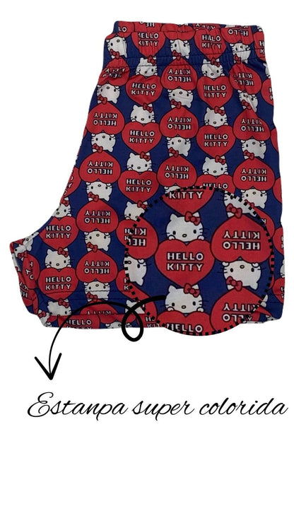 Conjunto Infantil Feminino Hello Kitty - Tamanho 4