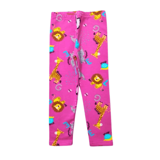 Calça Legging Infantil Menina em Molecotton - Bichinhos