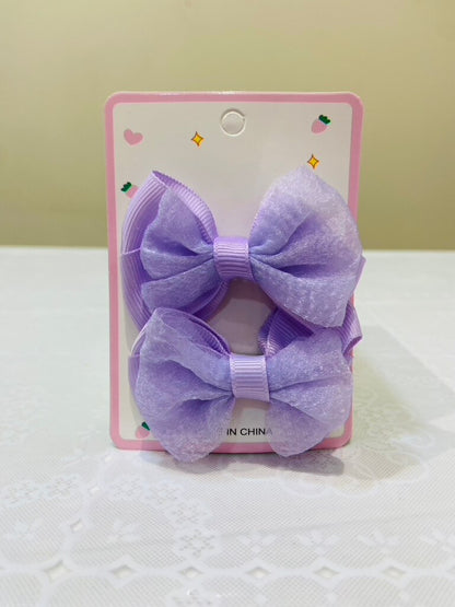 kit de 2 laços com tule