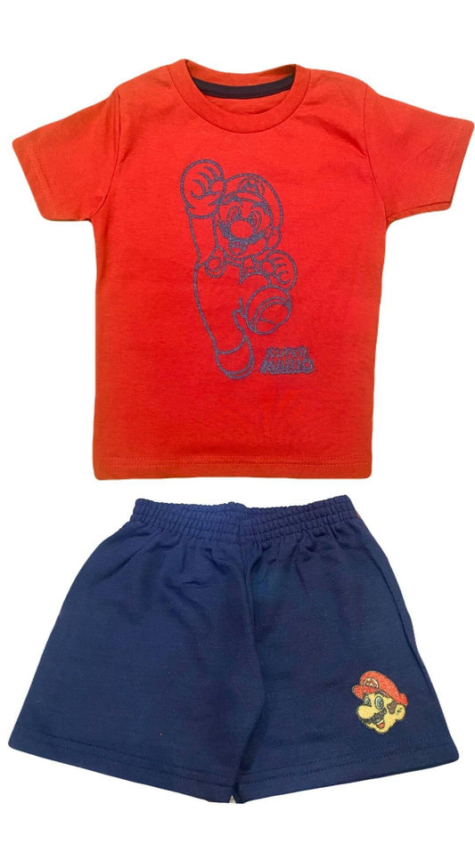 Conjunto Infantil Masculino Super Mario - Tamanho 2
