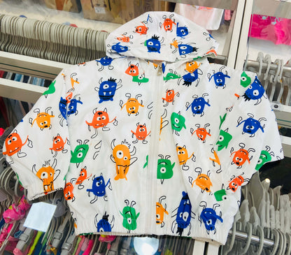 Corta-vento masculina importada com capuz - Tamanhos do 2 ao 6