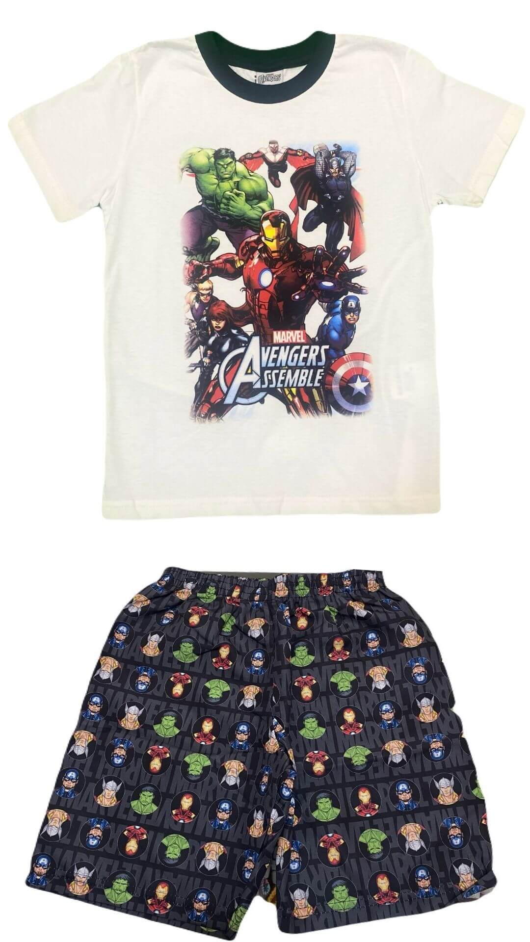 Conjunto Infantil Masculino Vingadores - Tamanho 8