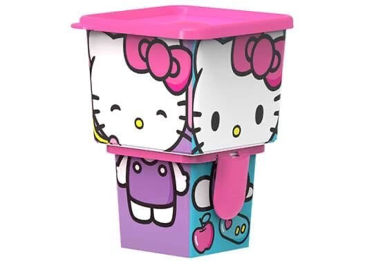Pote Organizador Duplo Quadrado Hello Kitty
