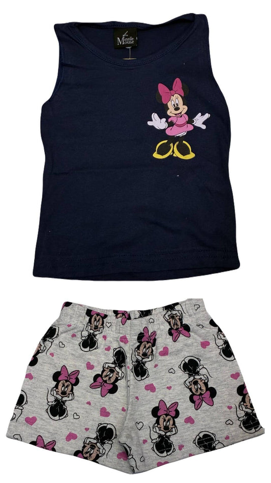 Conjunto Infantil Feminino Minnie - Tamanho 2