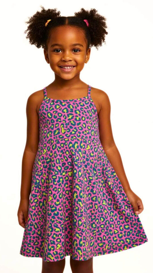 Vestido infantil Oncinha Pink - tamanho 6 - Rovitex