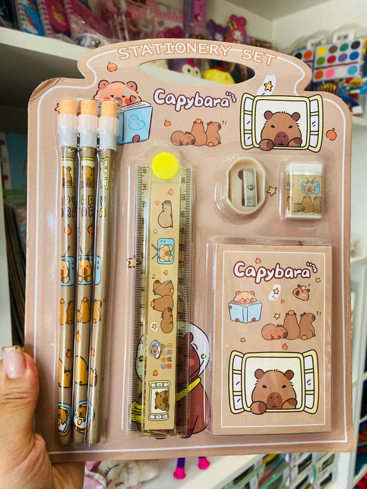 Kit Escolar Capivara - Edição Especial Volta as Aulas 🌴