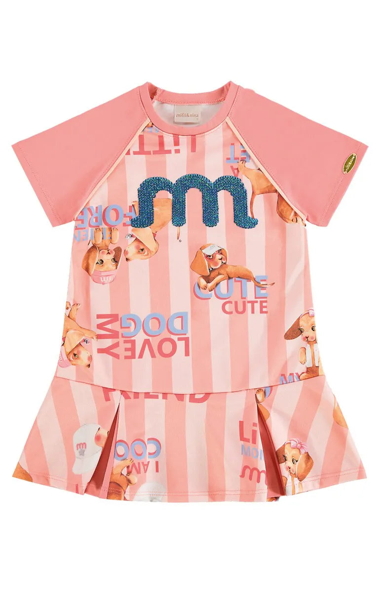 Vestido Friends Forever - Milli e Nina - do 1 ao 3