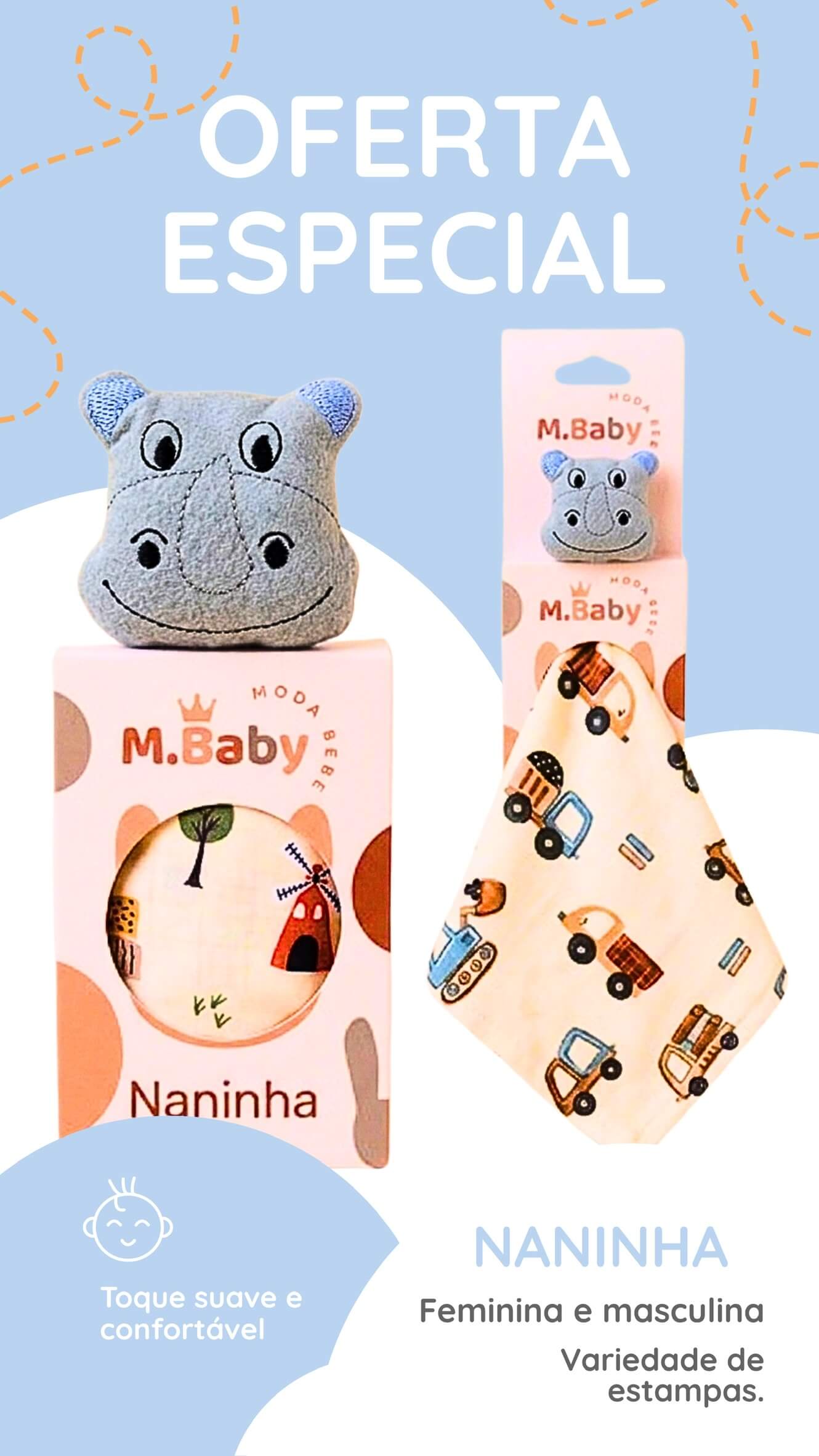 Naninhas Fofas de bebê