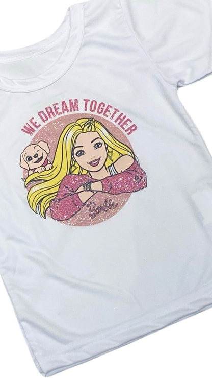 Conjunto Infantil Feminino Barbie - Tamanho 1