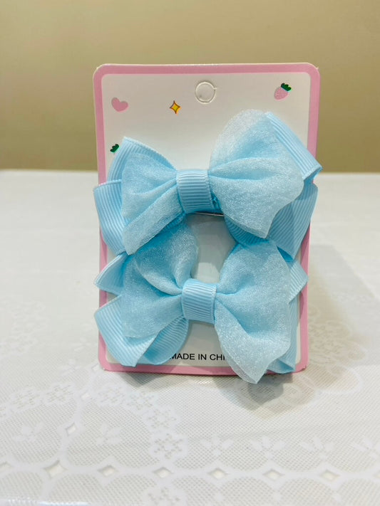 kit de 2 laços com tule