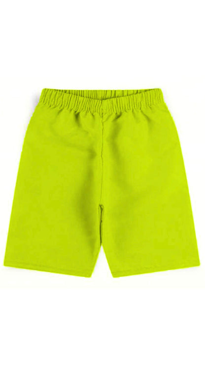 Conjunto Masculino Infantil Camiseta + Bermuda - Tamanho 4 e 6