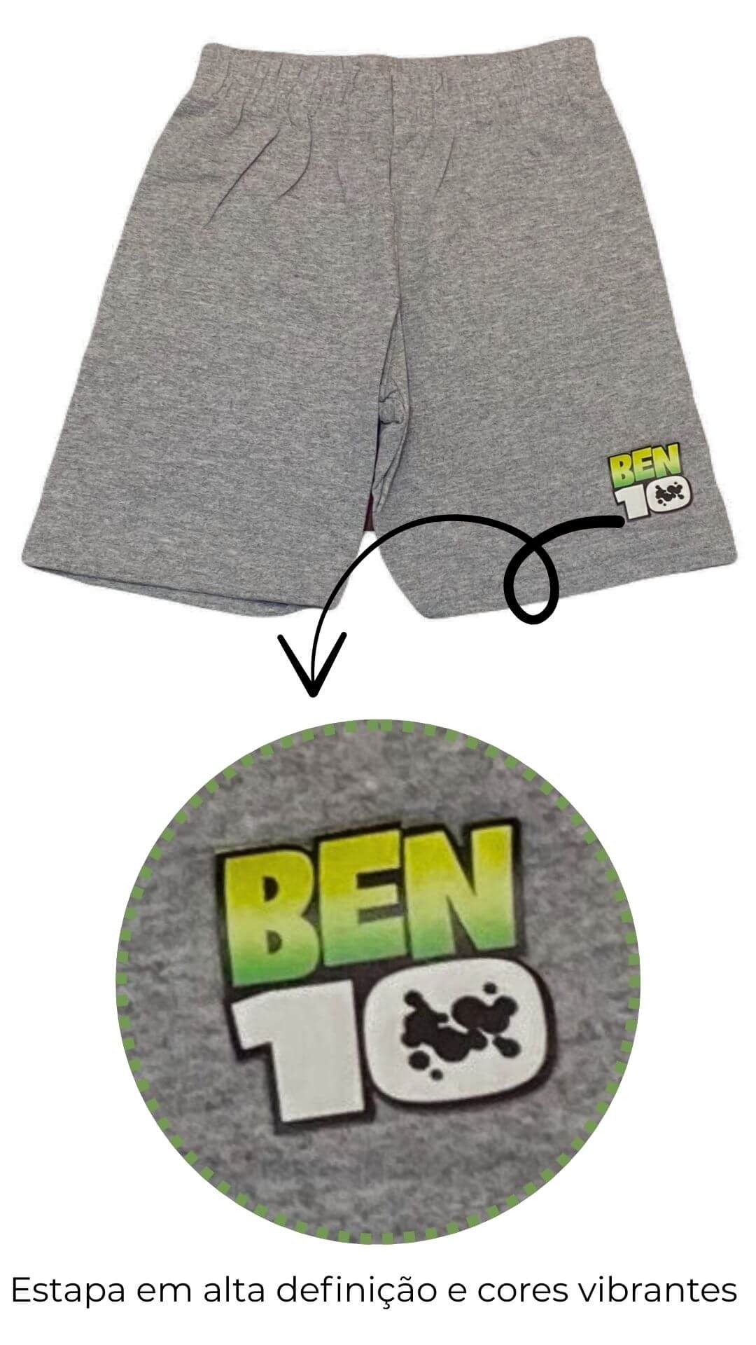 Conjunto Infantil Masculino Ben 10 - Tamanho 4