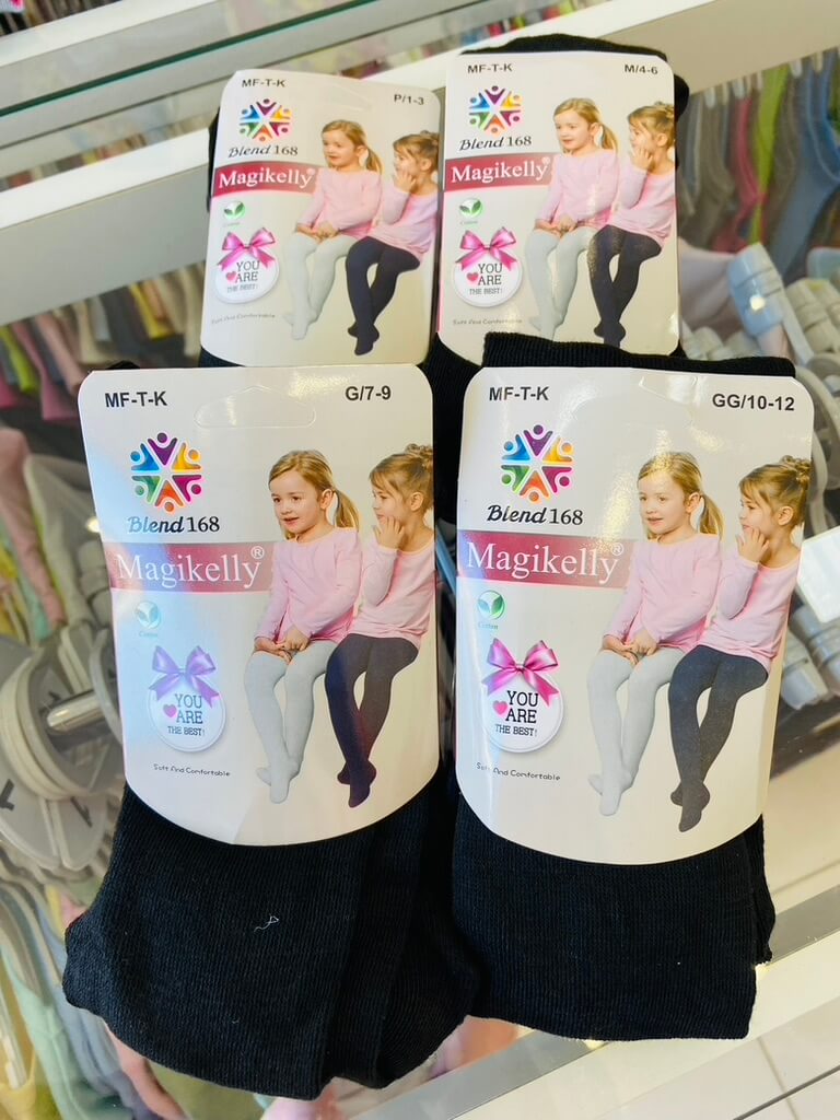 Meia calça infantil Feminina - Tamanho do 1 ao 12