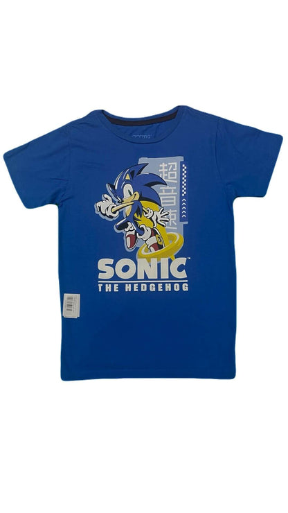 Camiseta Sonic Hedgehog - Tamanho 10 - Brandili