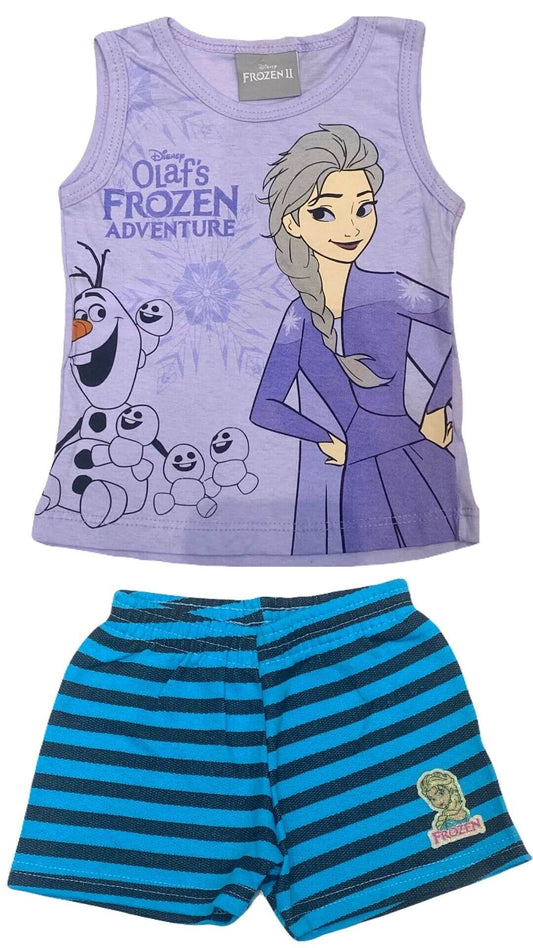 Conjunto Infantil Feminino Frozen - Tamanho 1