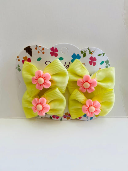 kit de 4 laços flores