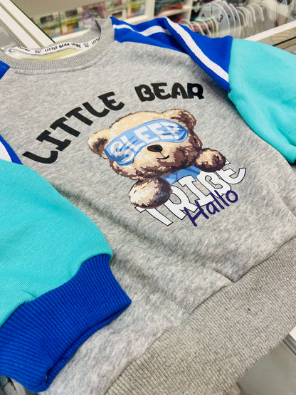Blusão infantil Premium Little Bear Sleep - Tamanhos 4 e 12