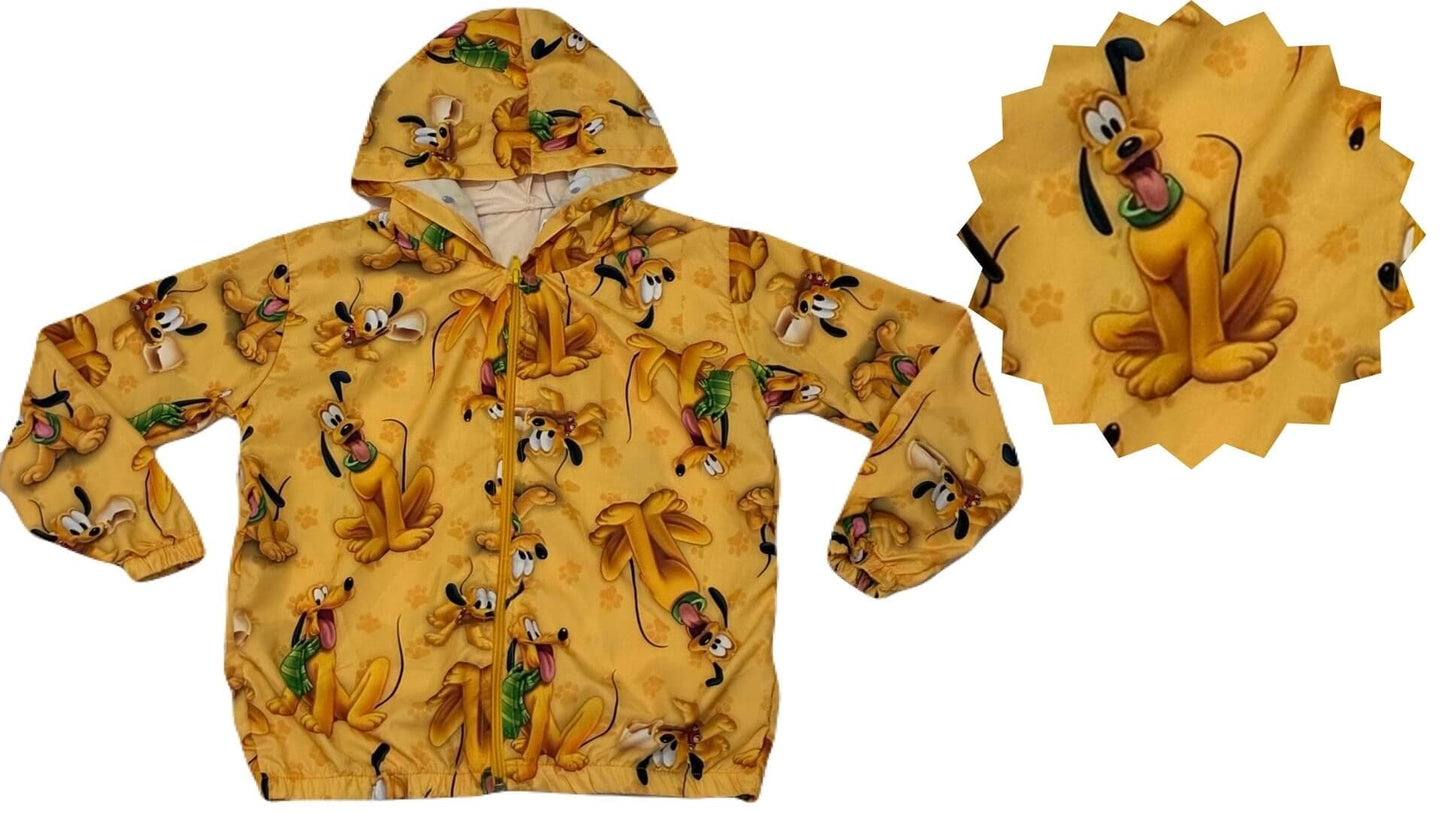Jaqueta Corta Vento Infantil Masculino Pluto - Tamanhos 6