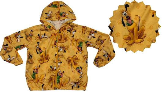 Jaqueta Corta Vento Infantil Masculino Pluto - Tamanhos 6