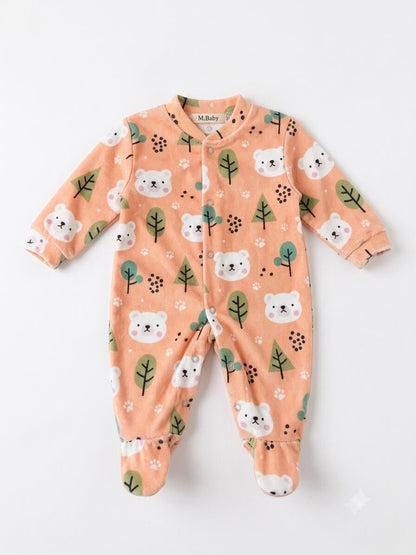Macacão Feminino em Plush Soft Premium - Tamanho do RN ao M