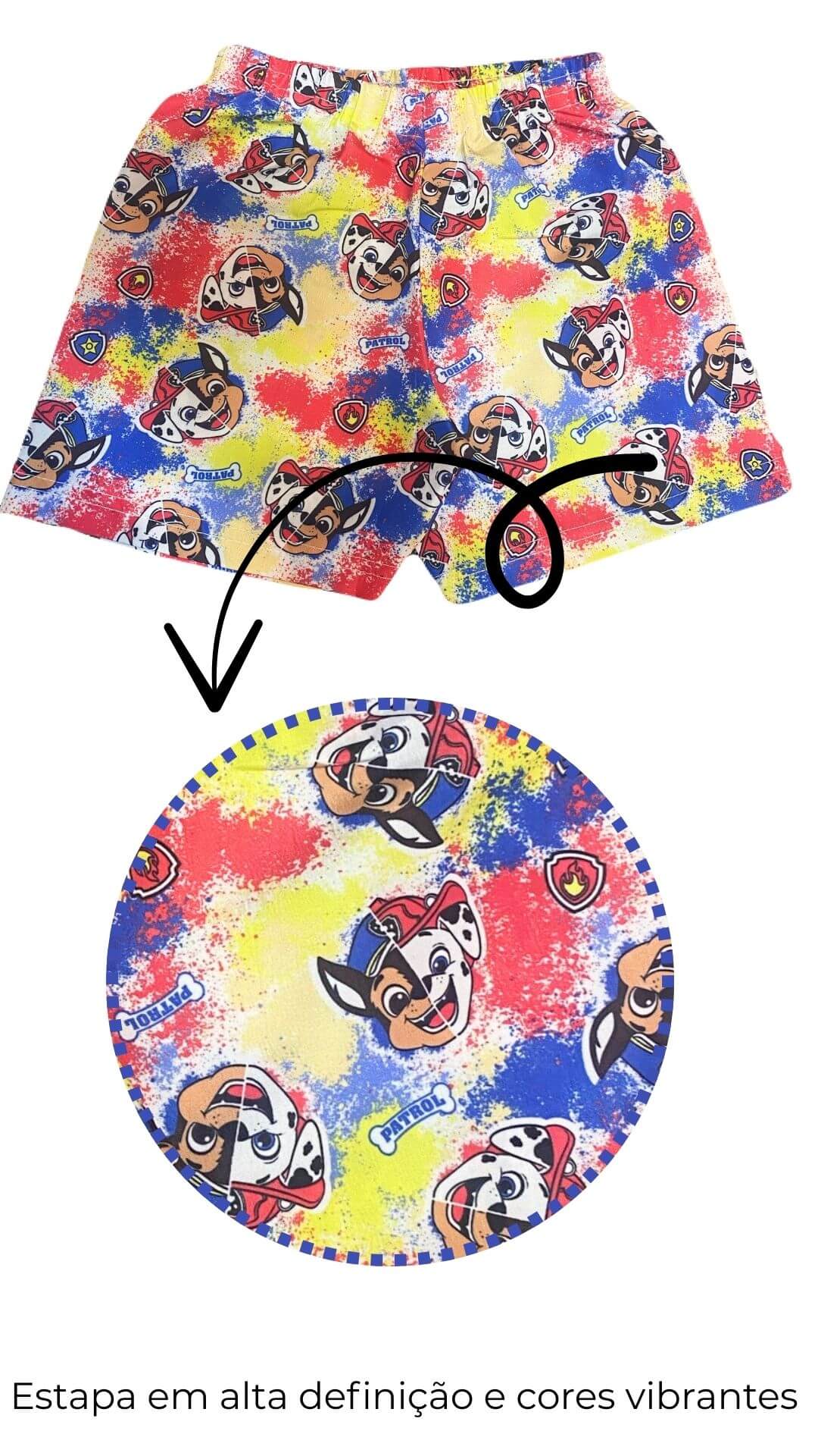 Conjunto Infantil Masculino Patrulha Canina - Tamanho 3
