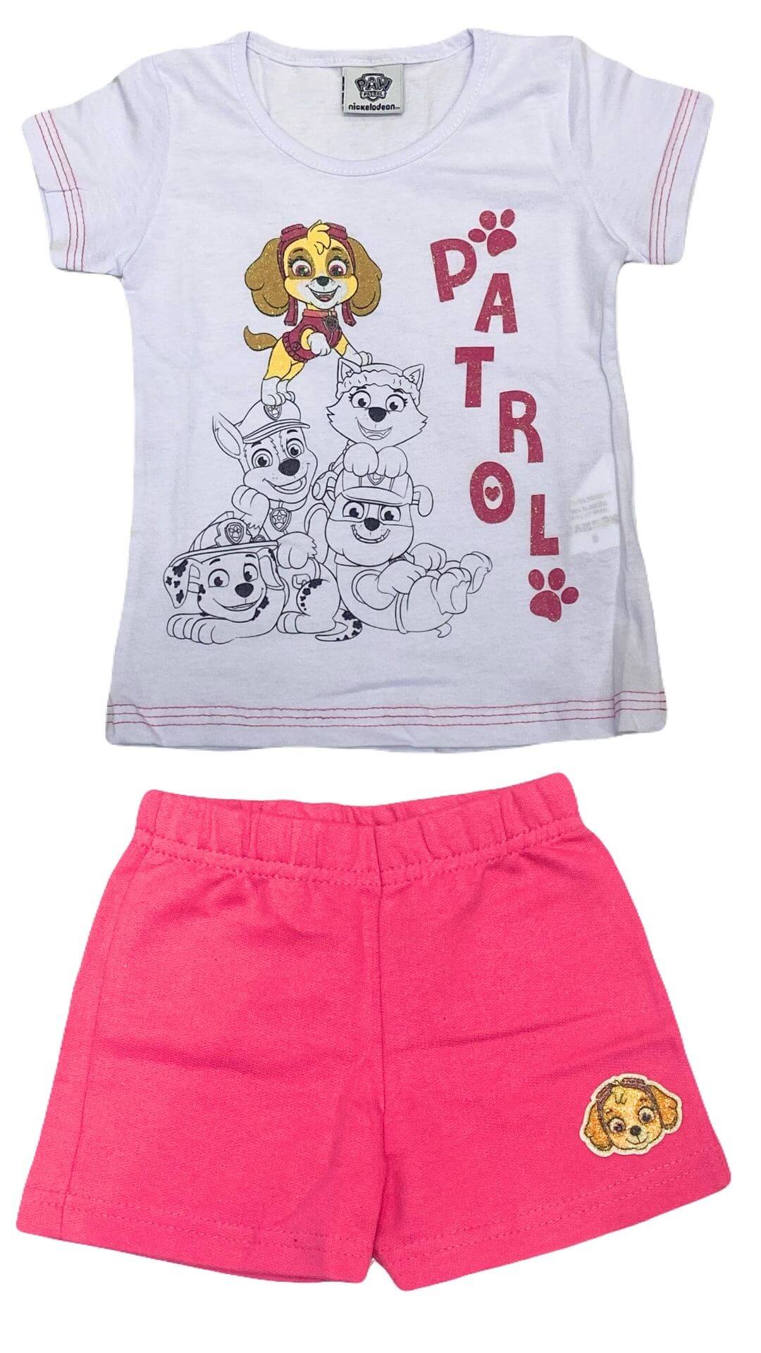 Conjunto Infantil Feminino Patrulha Canina - Tamanho 2