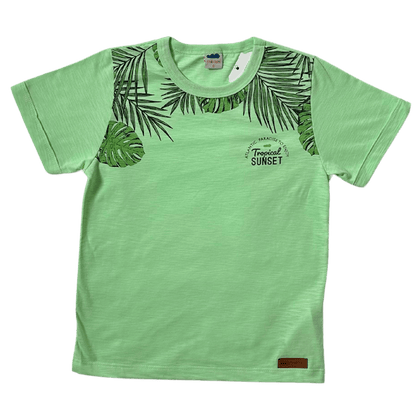 Conjunto Menino Camiseta e Bermuda - Marlan - Tamanho 6 e 14