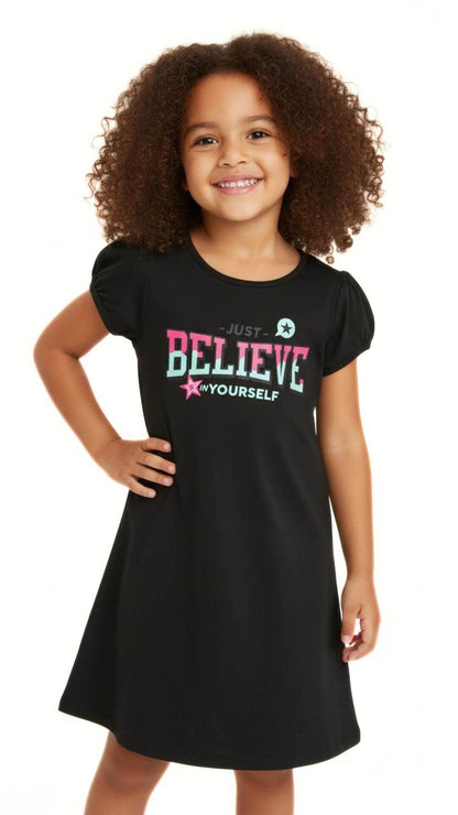 Vestido infantil Acredite - tamanho 4 - Rovitex