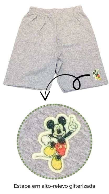 Conjunto Infantil Masculino Mickey - Tamanhos 6, 8 e 10