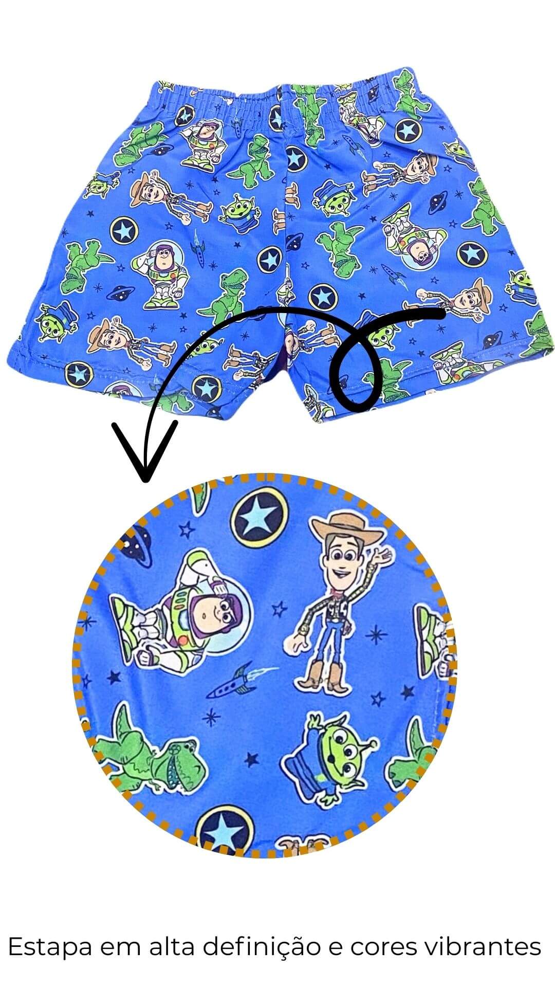 Conjunto Infantil Masculino Toy Story - Tamanho 3